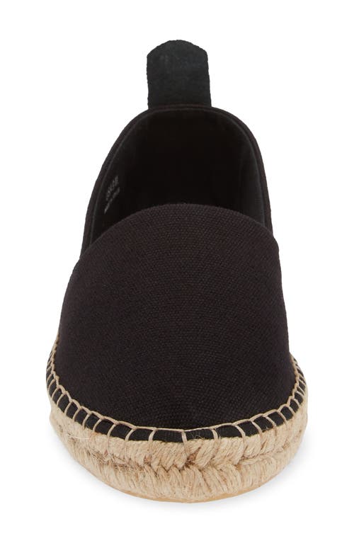 Shop Kaanas Roam Espadrille Flat In Black