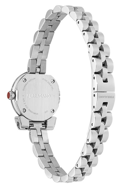 Ferragamo Women's Swiss Stainless Steel Bracelet Watch 23mm In Stainless Steel
