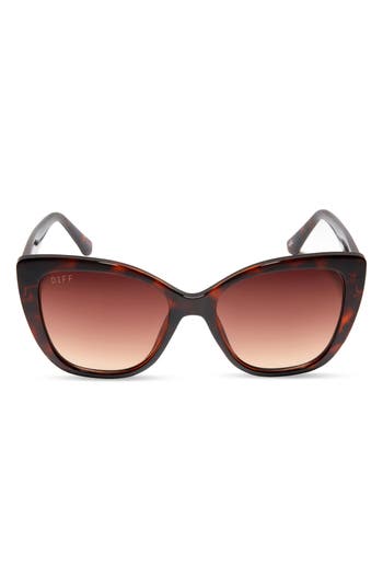 DIFF DIFF 54MM SQUARE SUNGLASSES 
