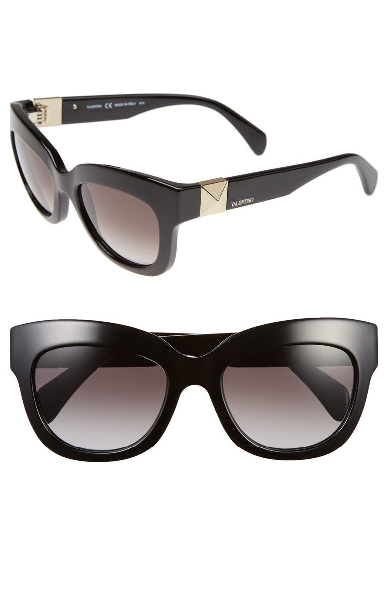 Valentino 'Superstud' 53mm Cat Eye Sunglasses | Nordstrom