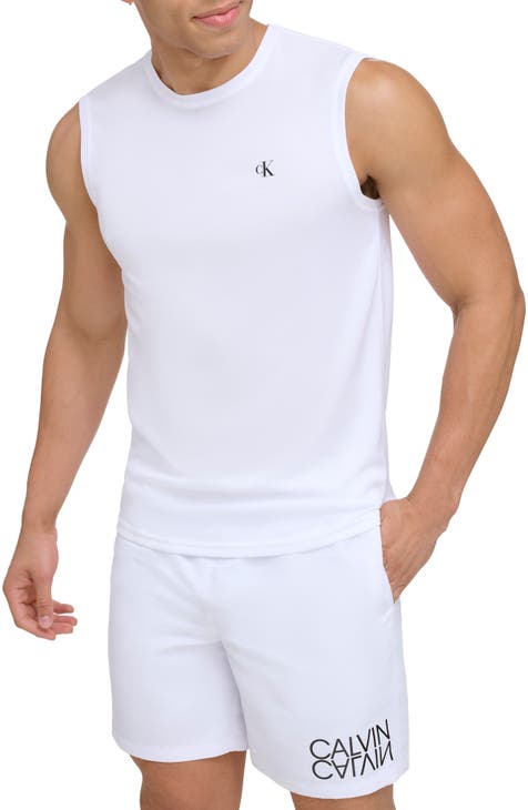Men's Synthetic Tank Tops & Muscle Shirts