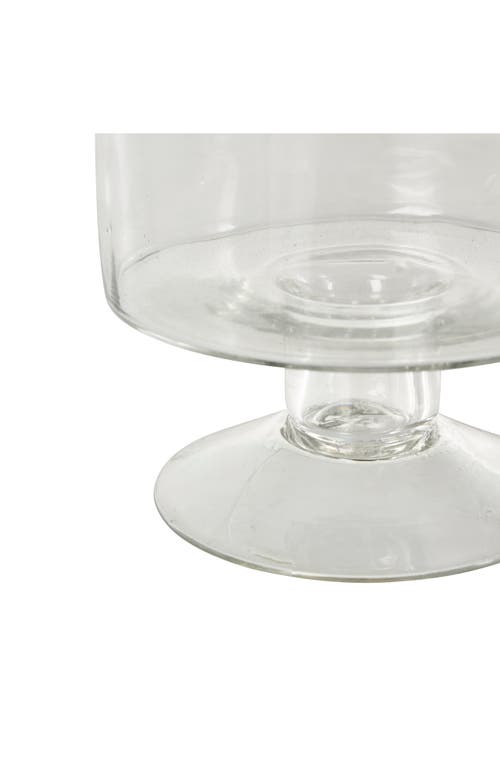 Ginger Birch Studio Glass Candleholder In Clear
