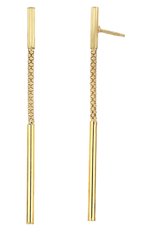 Bony Levy 14K Popcorn Chain Drop Earrings in Yellow Gold at Nordstrom