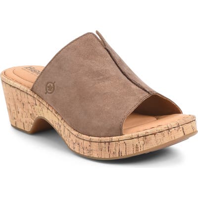 B?rn Asho Slide Sandal, Metallic