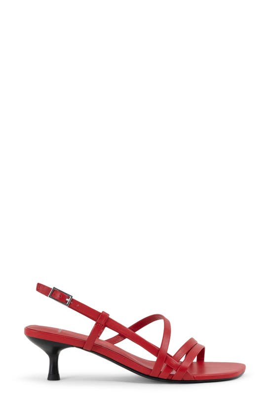 Shop Vagabond Shoemakers Jonna Slingback Kitten Heel Sandal In Bright Red