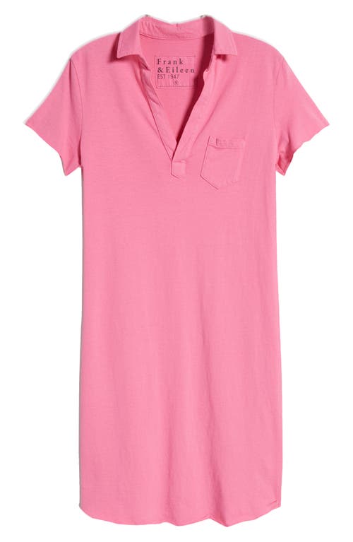 Shop Frank & Eileen Lauren Polo Dress In Magenta