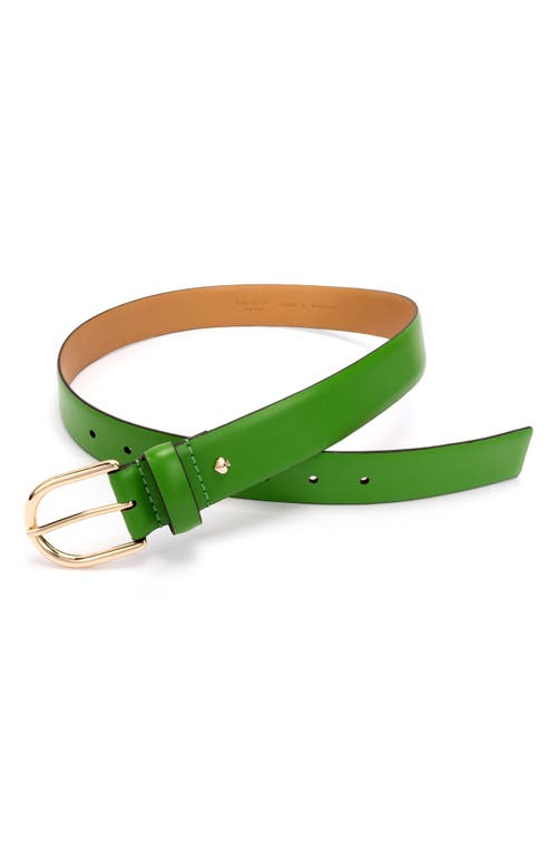 Kate Spade New York Leather Belt In Ks Green