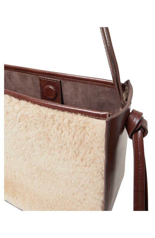 Shop Loeffler Randall Mackenzie Crossbody Bag In Espresso/sand