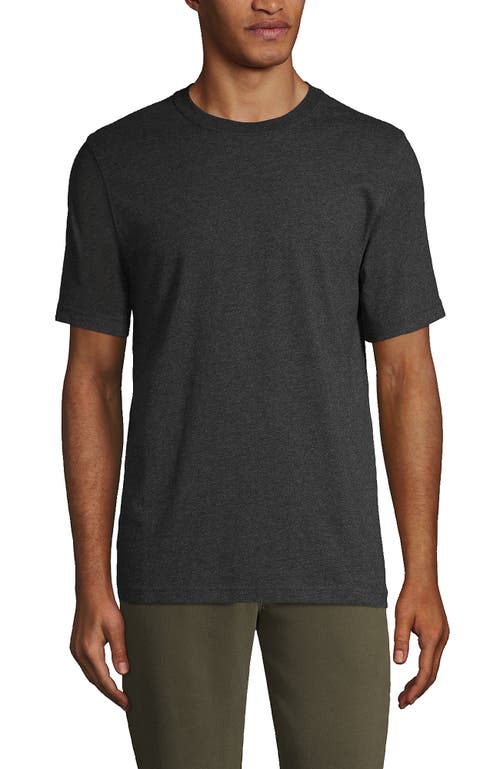 Shop Lands' End Super-t Short Sleeve T-shirt In Dark Charcoal Heather