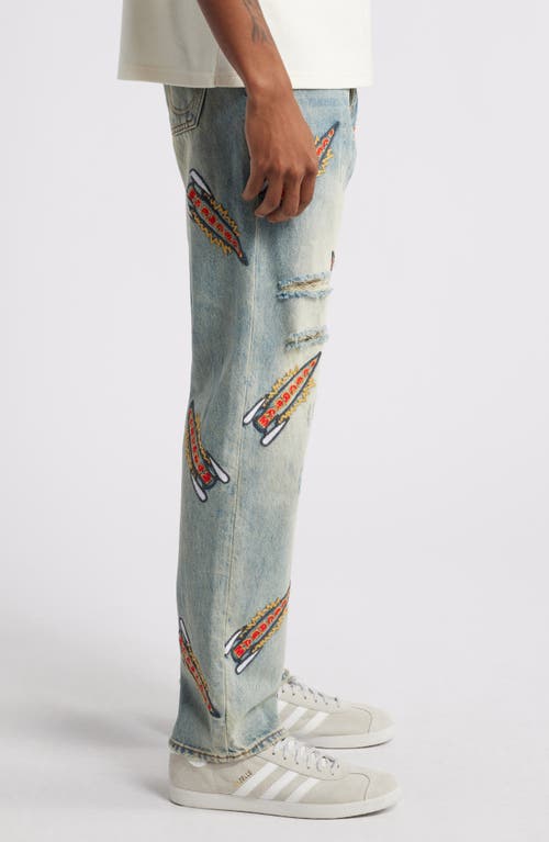 Shop Icecream Blast Off Ripped Jeans In Hot Fudge