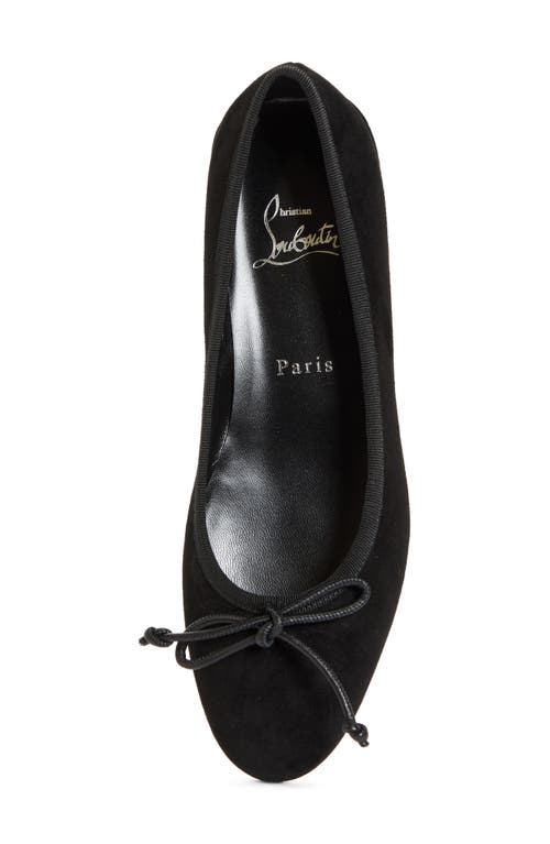 Shop Christian Louboutin Sweetie Jane Flat In Black