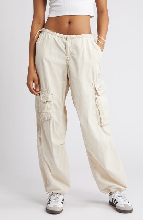 BDG Urban Outfitters Cotton Cargo Joggers Dirty Ecru at Nordstrom,