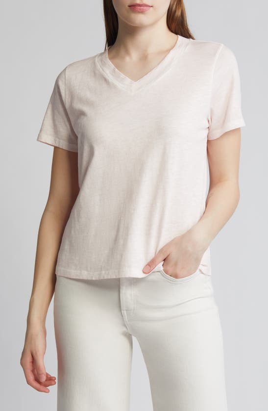 Eileen Fisher Cap Sleeve Crop T-shirt In White
