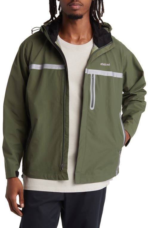 Glacier Hooded Jacket in Ever Green