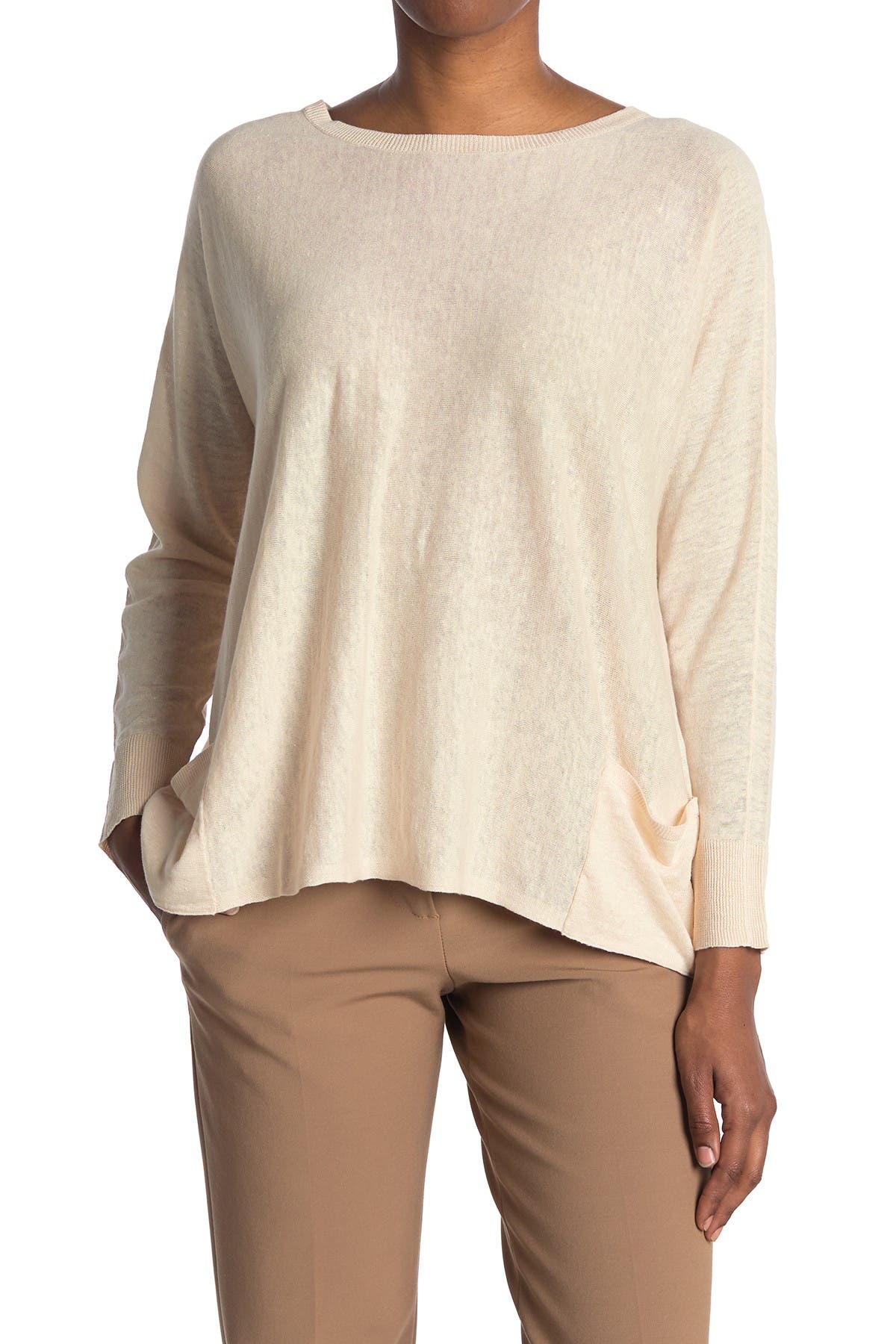 eileen fisher bateau neck top