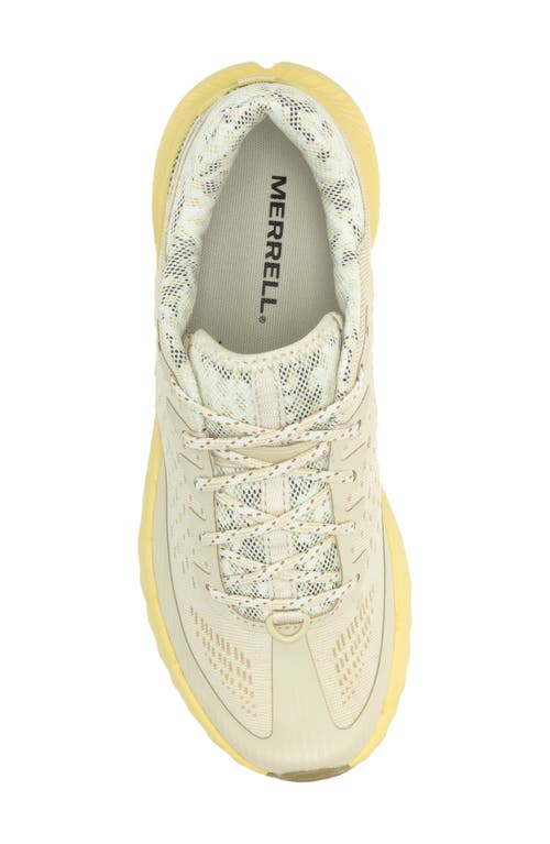 Merrell Agility Peak 5 Running Shoe In Cream