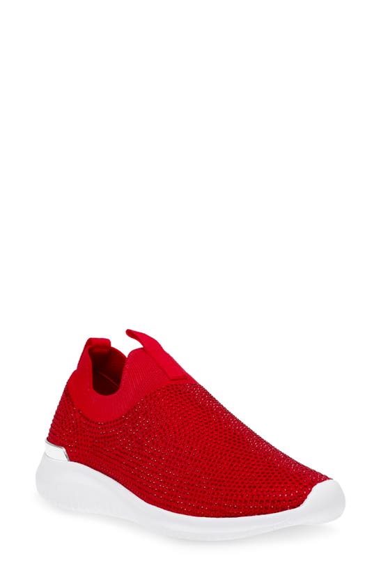 Anne Klein Mylee Slip-on Sneaker In Red