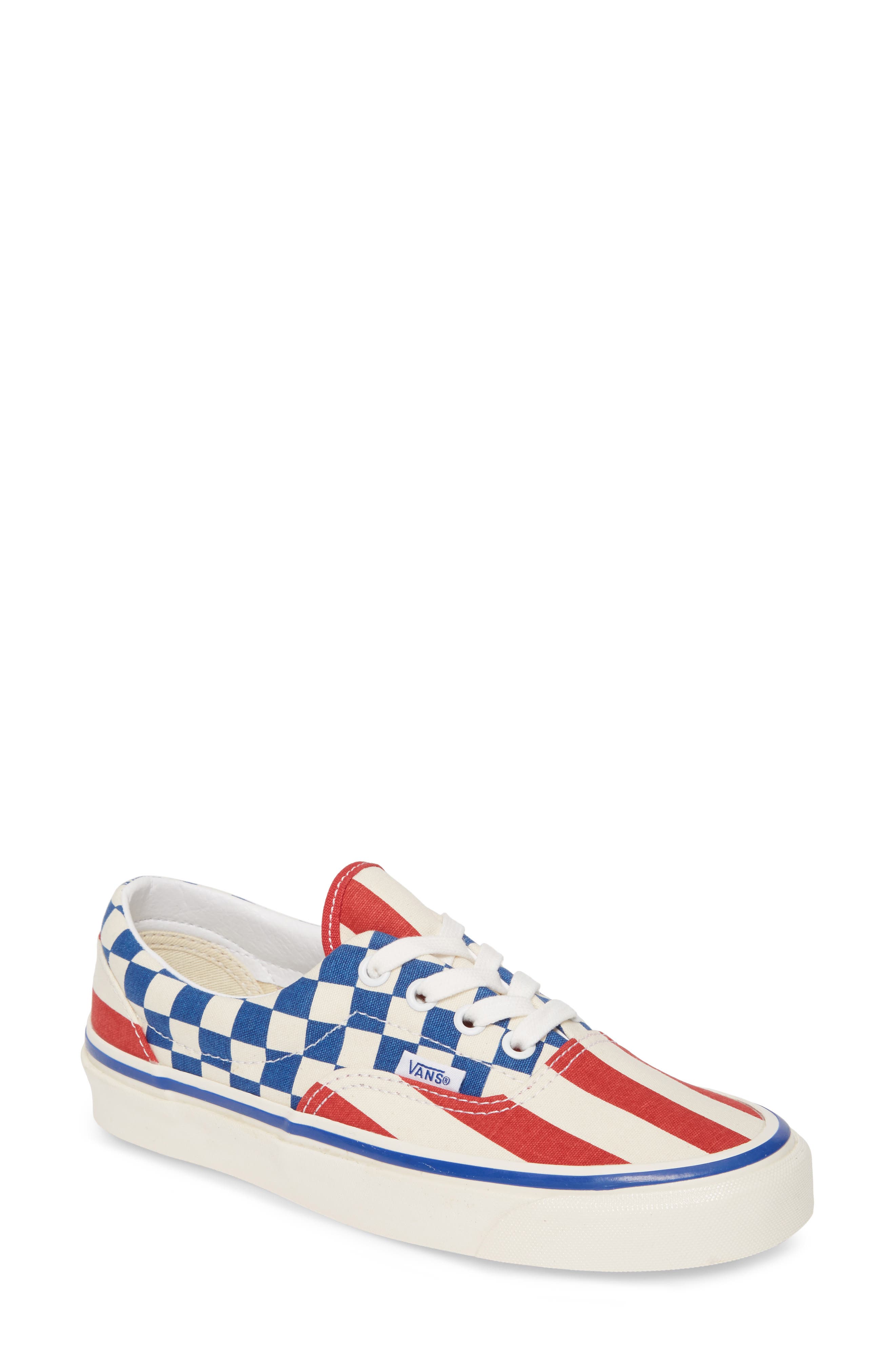 Vans Ua Era 95 Lace-Up Sneaker- Red