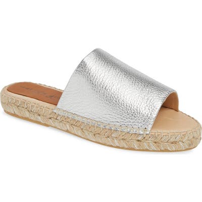 Patricia Green Portland Espadrille Slide Sandal, Metallic