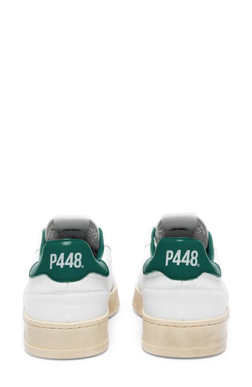 P448 Bali Platform Sneaker In Whi/wood