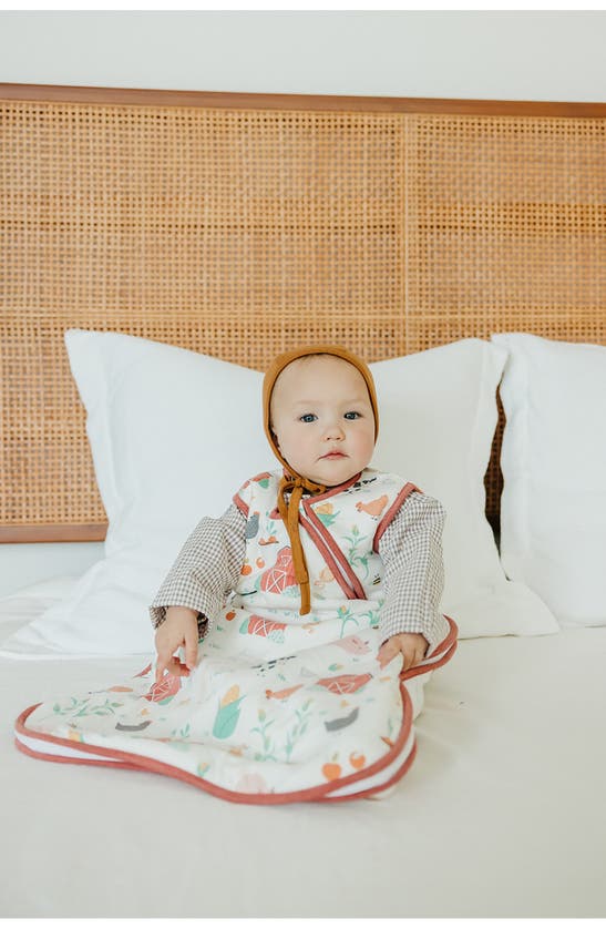 Copper Pearl Wearable Blanket In Open White
