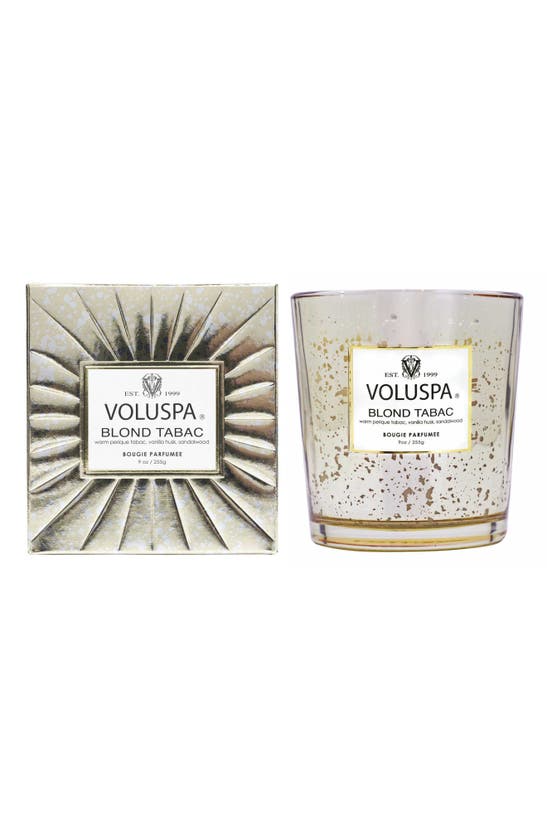 Voluspa Blond Tabac Classic Candle In Blonde Tobacco