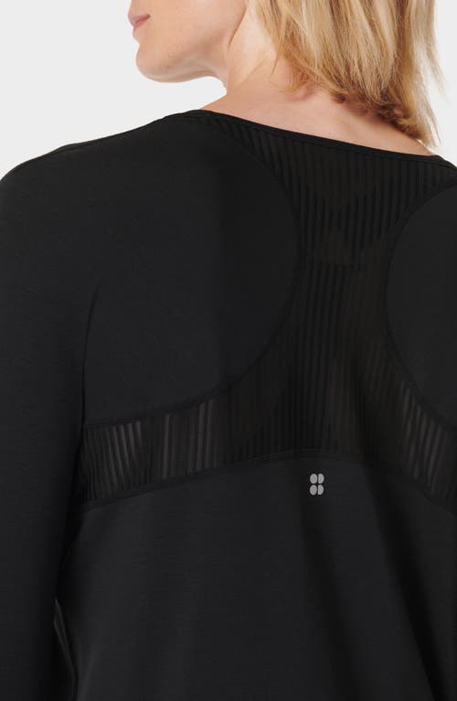 Shop Sweaty Betty Breathe Easy Run Long Sleeve T-shirt In Black