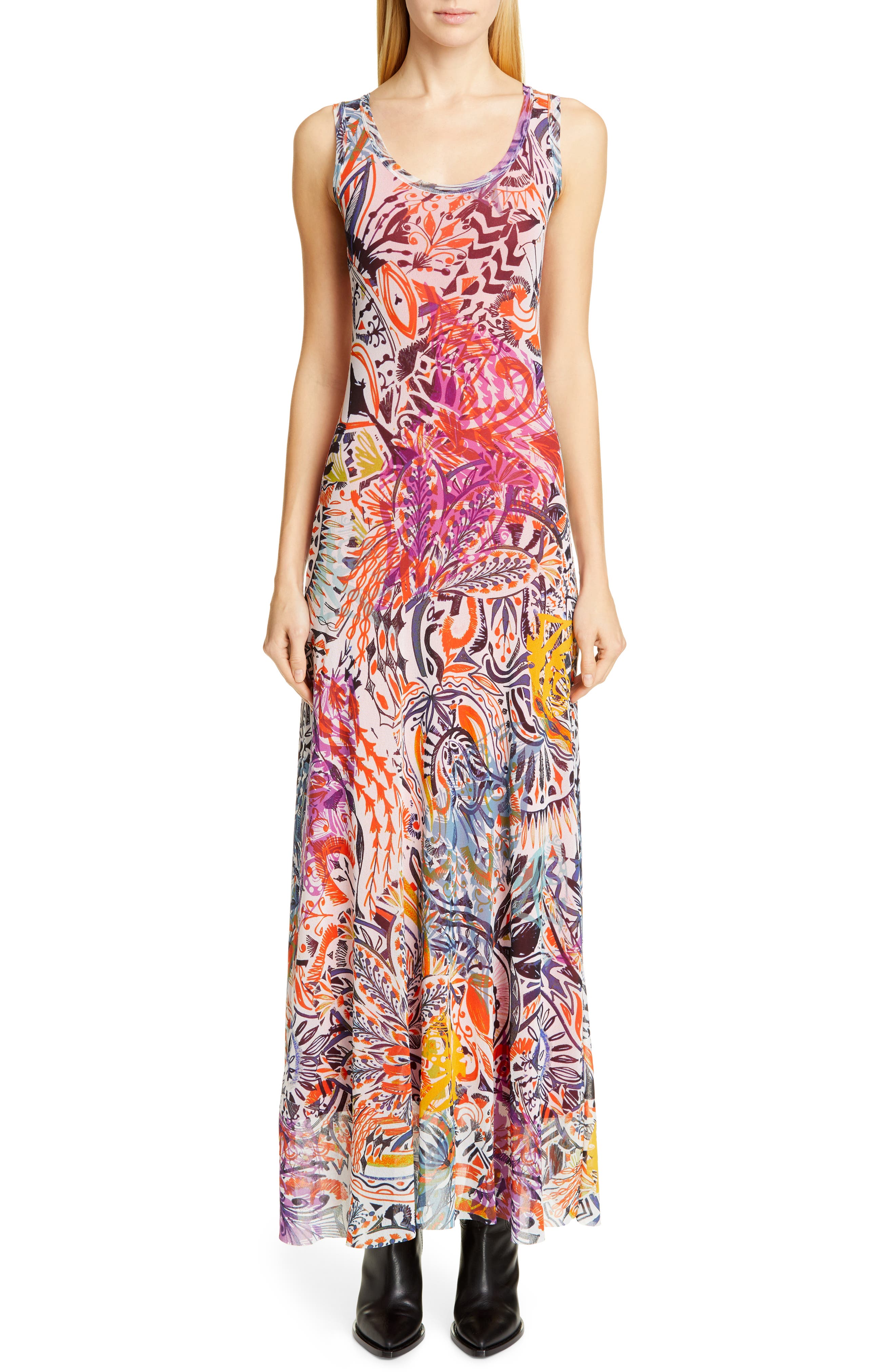fuzzi maxi dress