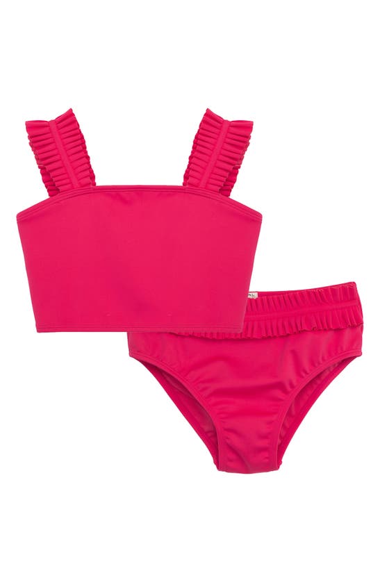 Habitual Kids' So Fantasy Two-piece Swimsuit In Dark Pink