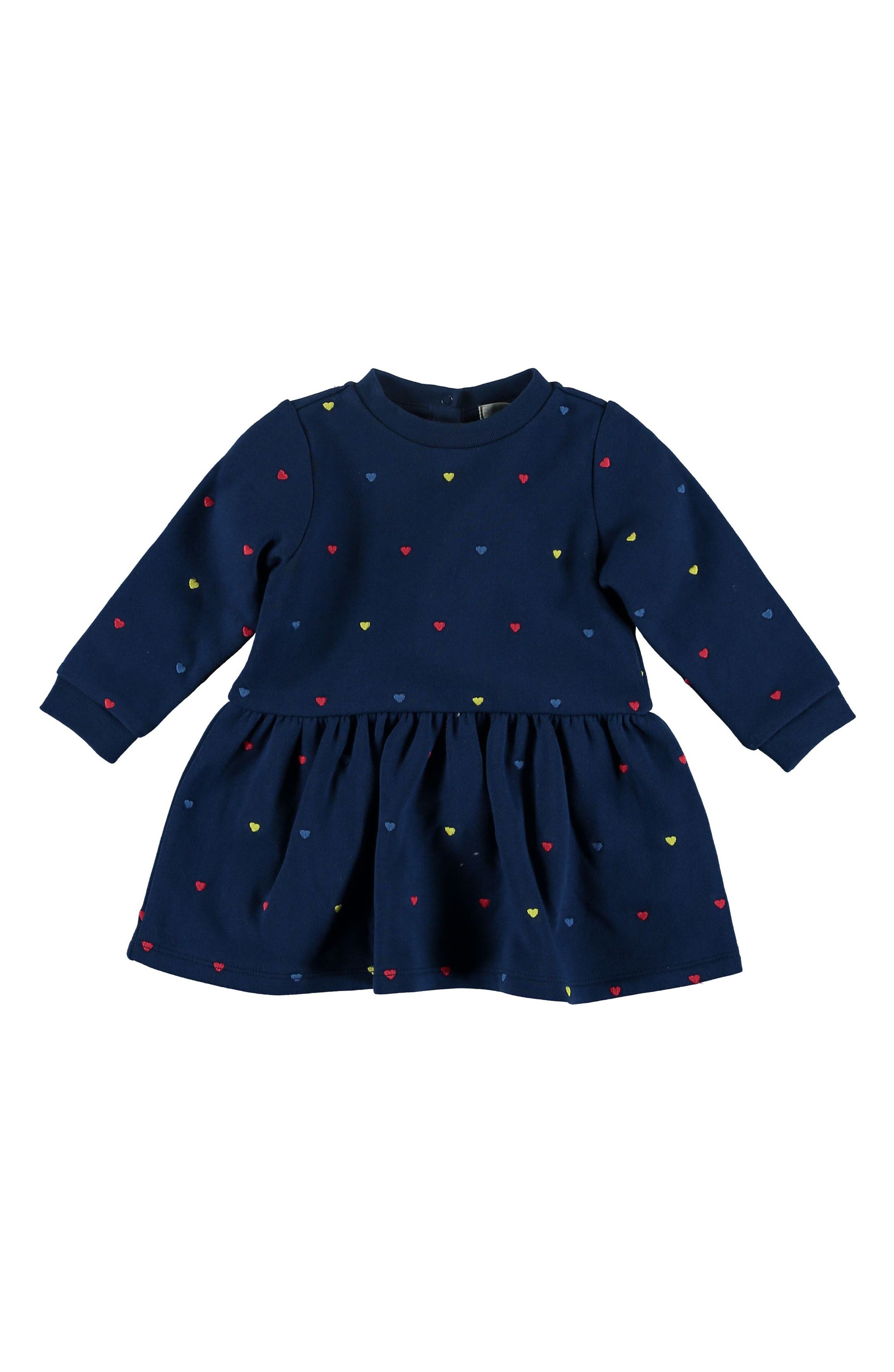 Stella McCartney Kids Bretta Heart Print Dress (Baby Girls) | Nordstrom