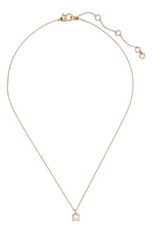 Kate Spade New York little luxuries pendant necklace in Cream/Gold at Nordstrom