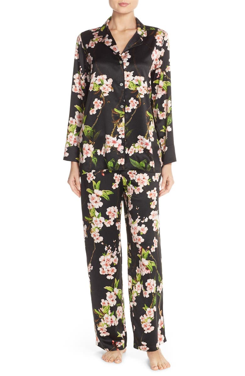 Natori 'Blossom' Floral Charmeuse Pajamas | Nordstrom