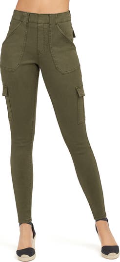 SPANX, Pants & Jumpsuits, Spanx Womens Stretch Twill Ankle Cargo Pant In  Soft Sage Size Sp