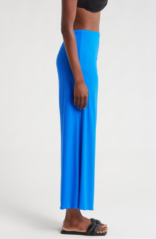 Shop Sweaty Betty Shayla Sculpt Cover-up Skirt In Electric Blue