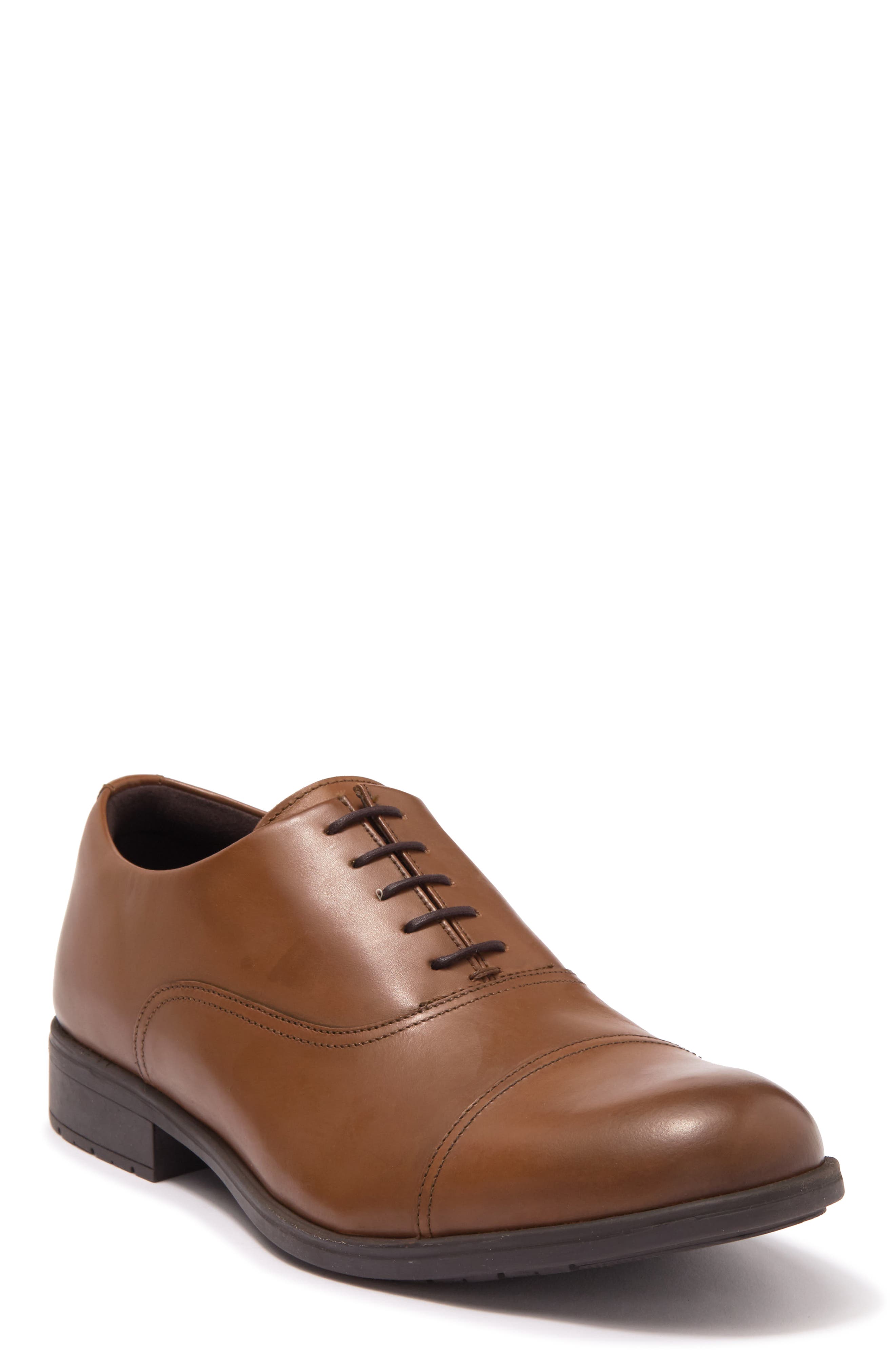 Kenneth Cole Reaction Jasper Lace-up Oxford In Cognac