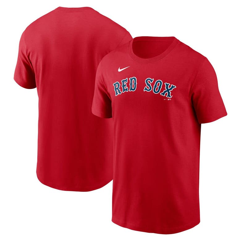 Shop Nike Red Boston Red Sox Fuse Wordmark T-shirt
