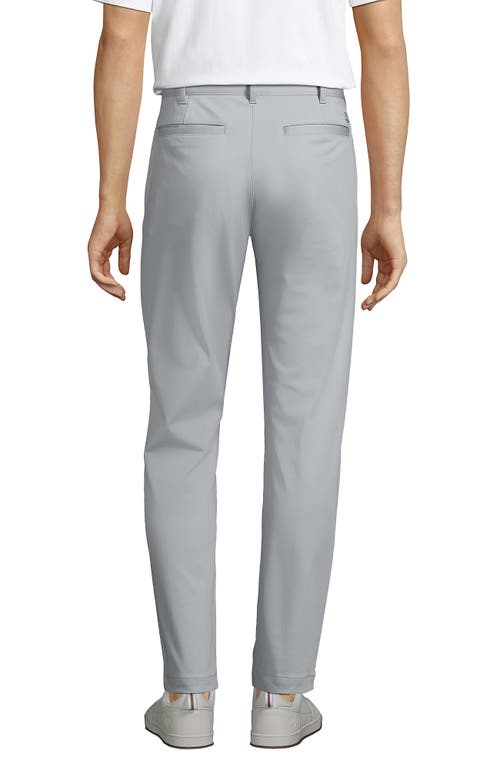 Shop Lands' End Traditional Fit Flex Performance Golf Pants In Silver Frost