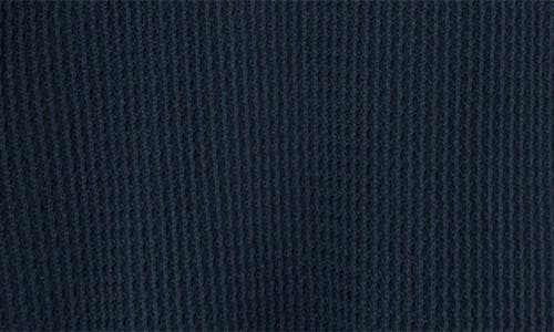 Shop Forét Foret Moment Half Zip Organic Cotton Polo Sweater In Navy