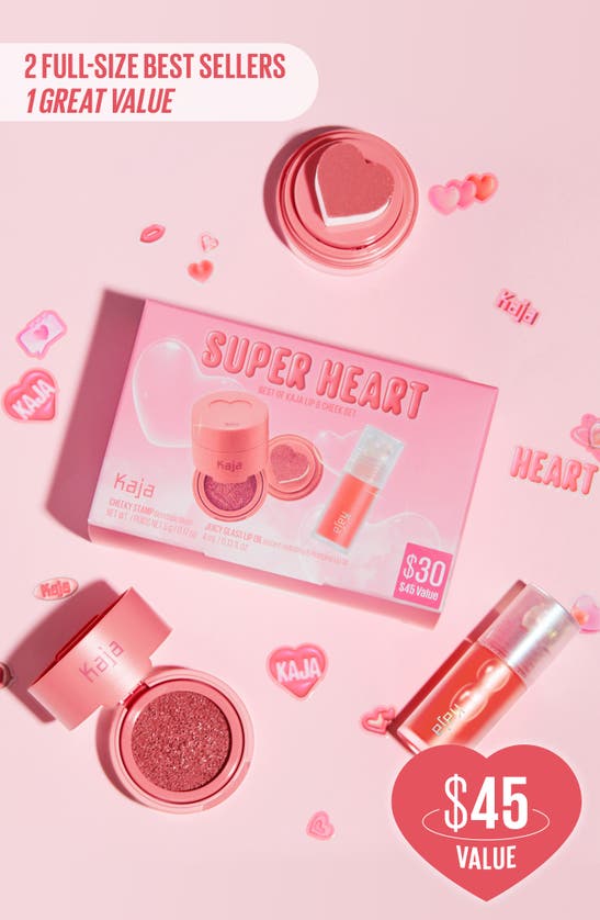 Shop Kaja Super Heart Best Of  Lip & Cheek Set