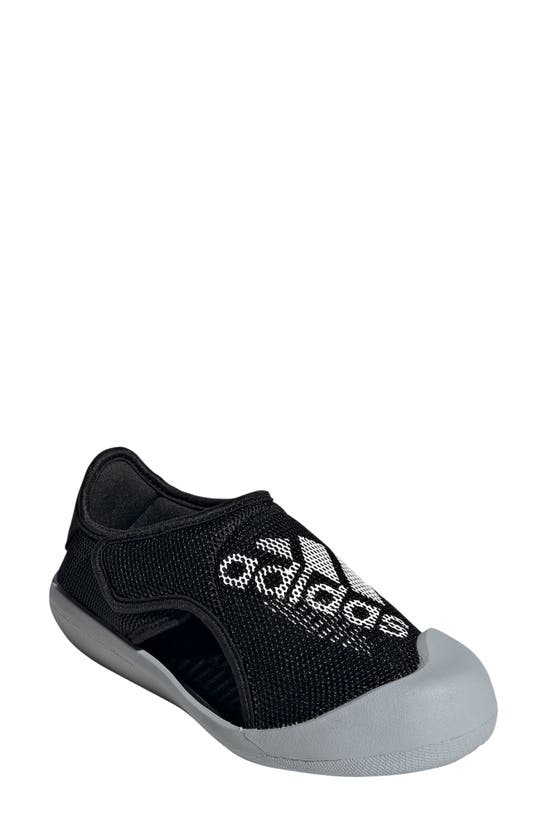 Adidas Originals Kids' Altaventure 2.0 Slip-on Shoe In Core Black/ White/ Halo Silver