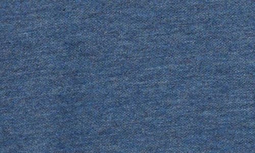 Johnston & Murphy Kids' Reversible Cotton Blend Sweatshirt In Blue/light Gray