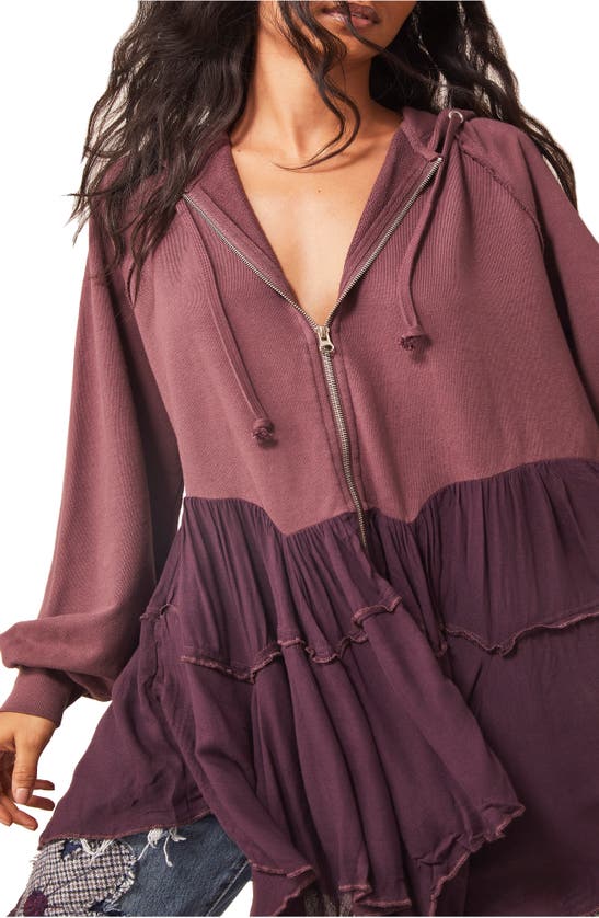 FREE PEOPLE MOON DUST HOODED CARDIGAN