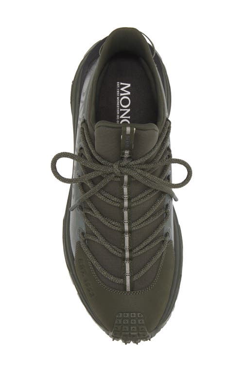 Moncler Trailgrip Lite 2 Hiking Sneaker In Dark Ripe Olive