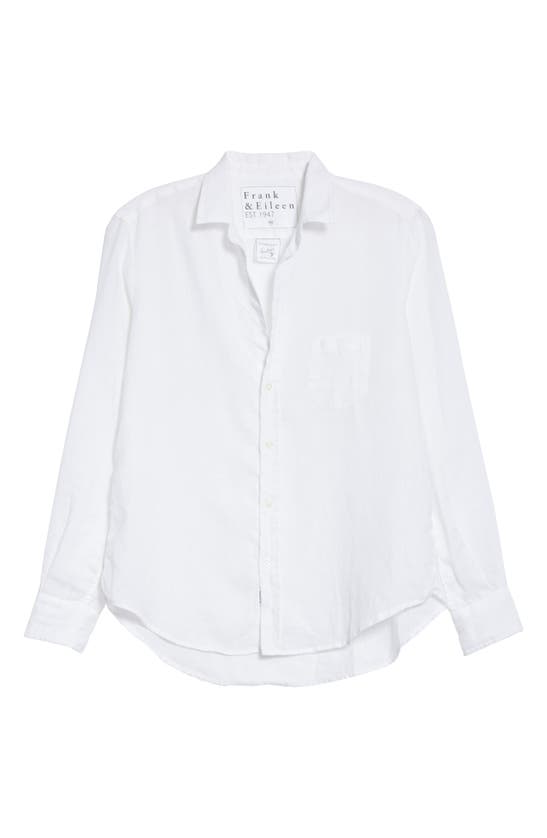 Shop Frank & Eileen Eileen Relaxed Button-up Shirt In White
