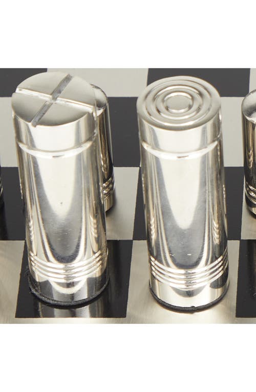 Shop Novogratz Aluminum Chess Set In Silver