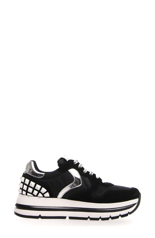 Shop Voile Blanche Maran Platform Sneaker In Black White