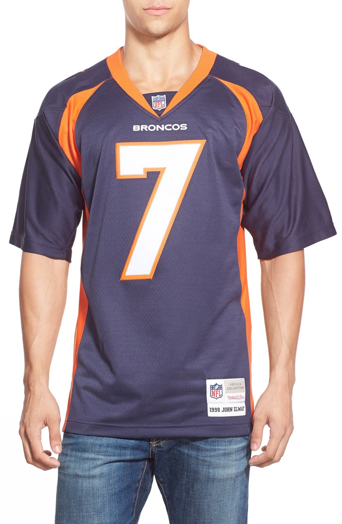 mitchell and ness john elway jersey
