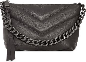 Quilted Envelope Cross Body Bag with Buckle - Magnetic Fla (784283)