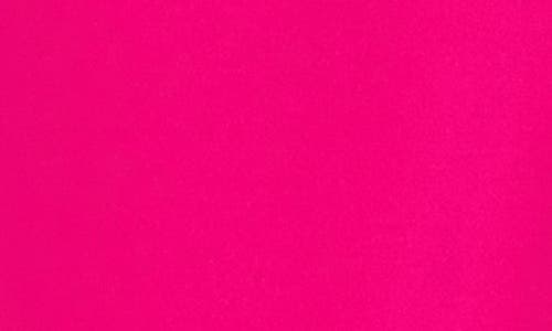 Marina Bow One-shoulder Cocktail Dress In Fuchsia