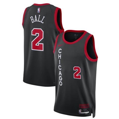 Unisex Nike Lonzo Ball Black Chicago Bulls 2023/24 Swingman Jersey - City Edition